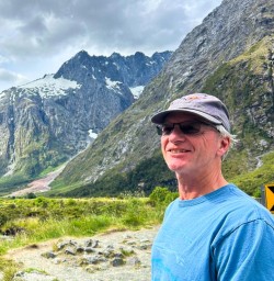 male guest in fiordland national park