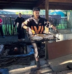 maori hangi at Kohutapu lodge RS03MAR26
