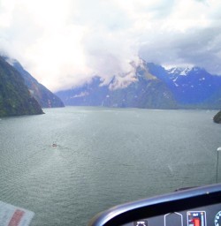 view from the helicopter
