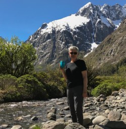 Guest at Monkey Creek, Fiordland National Park Southland New Zealand