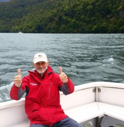 nz trails guide dave at milford sound