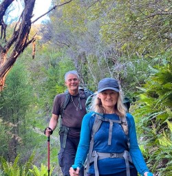 our guests hiking Nydia Track KC03NOV25