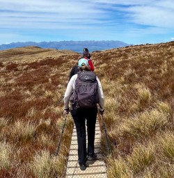 our guests hiking on the Kepler track GW18NOV25