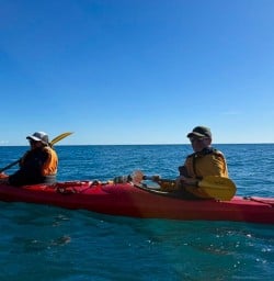 our guests kayaking in Abel Tasman National Park G09MAR26