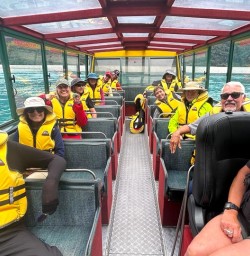our guests on a jet boat on haast river MP22DEC25