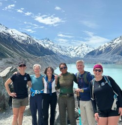 our guests with guides Holly and Jess Mt Cook National Park MP03NOV25