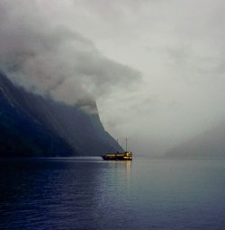 Overnight on the boat at Milford Sound, Fiordland New Zealand