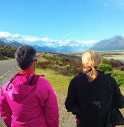 the road to mount cook