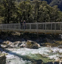 Routeburn Track Bridge, Fiordland Southland