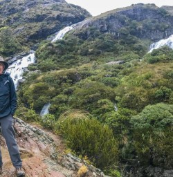 Routeburn Track Falls, Otago New Zealand