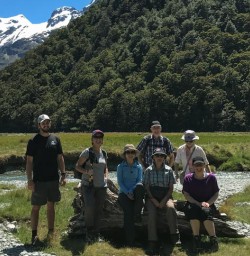 Group at Routeburn Track, Otago New Zealand