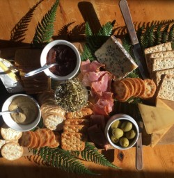 Snack at Martins Bay Hut, Fiordland National Park Southland New Zealand