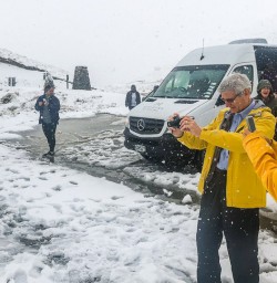 Snowstorm in New Zealand