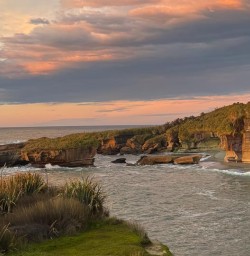 sunset at Punakaiki GE24NOV25