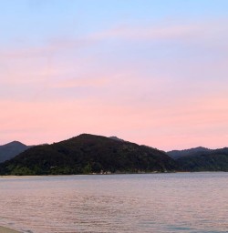 sunset in abel tasman national park GE02FEB26