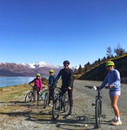 Tekapo bike ride Pure South