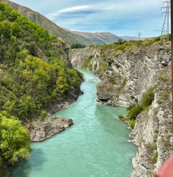 The Kawarau gorge from k bridge