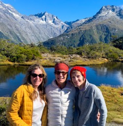 three female guests key summit fiordland national park