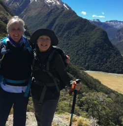 At top of Routeburn Track Valley, Fiordland National Park Southland New Zealand
