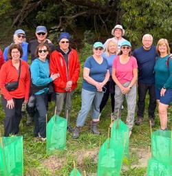 tree planting in Arrowtown MP23FEb26