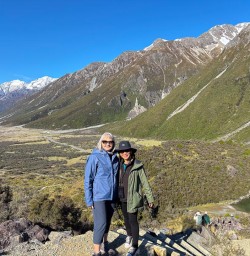 two guests Mt Cook National Park nature PS10NOV28