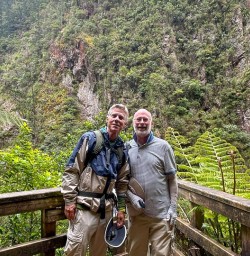 two guests hiking Karangahake Window Walk SN18NOV25