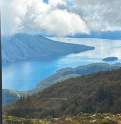 view from mt luxmore hut kepler track GW27DEC25
