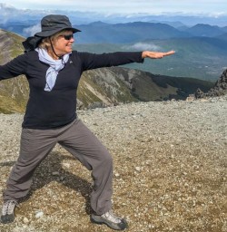Yoga at Nelson Lakes National Park, Tasman New Zealand