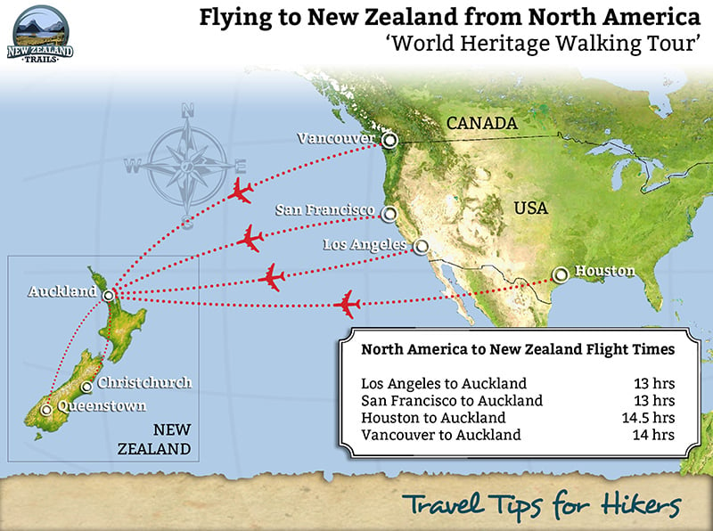 How to get to New Zealand Tips for Hikers New Zealand